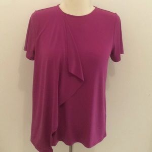 Drape Front Knit Top